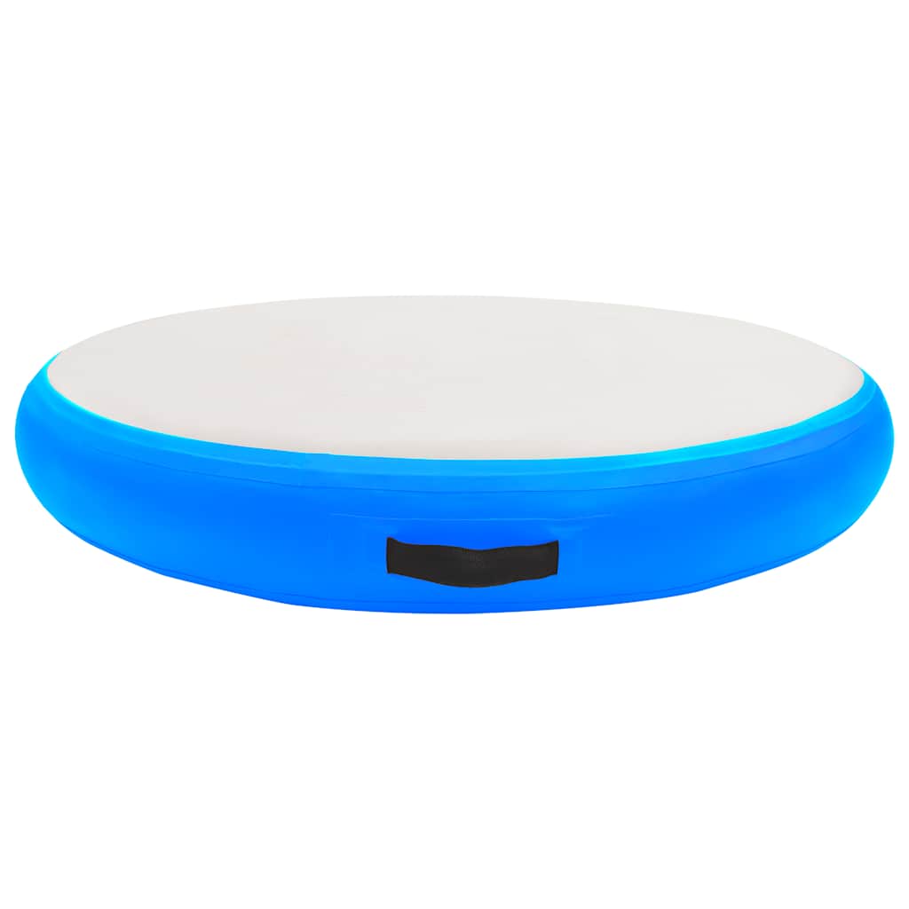 Gimnastička prostirka na napuhavanje 100x100x20 cm PVC plava