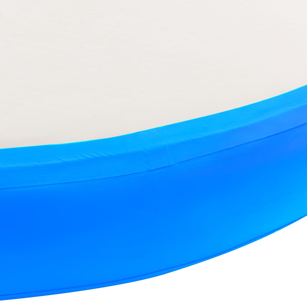Gimnastička prostirka na napuhavanje 100x100x20 cm PVC plava