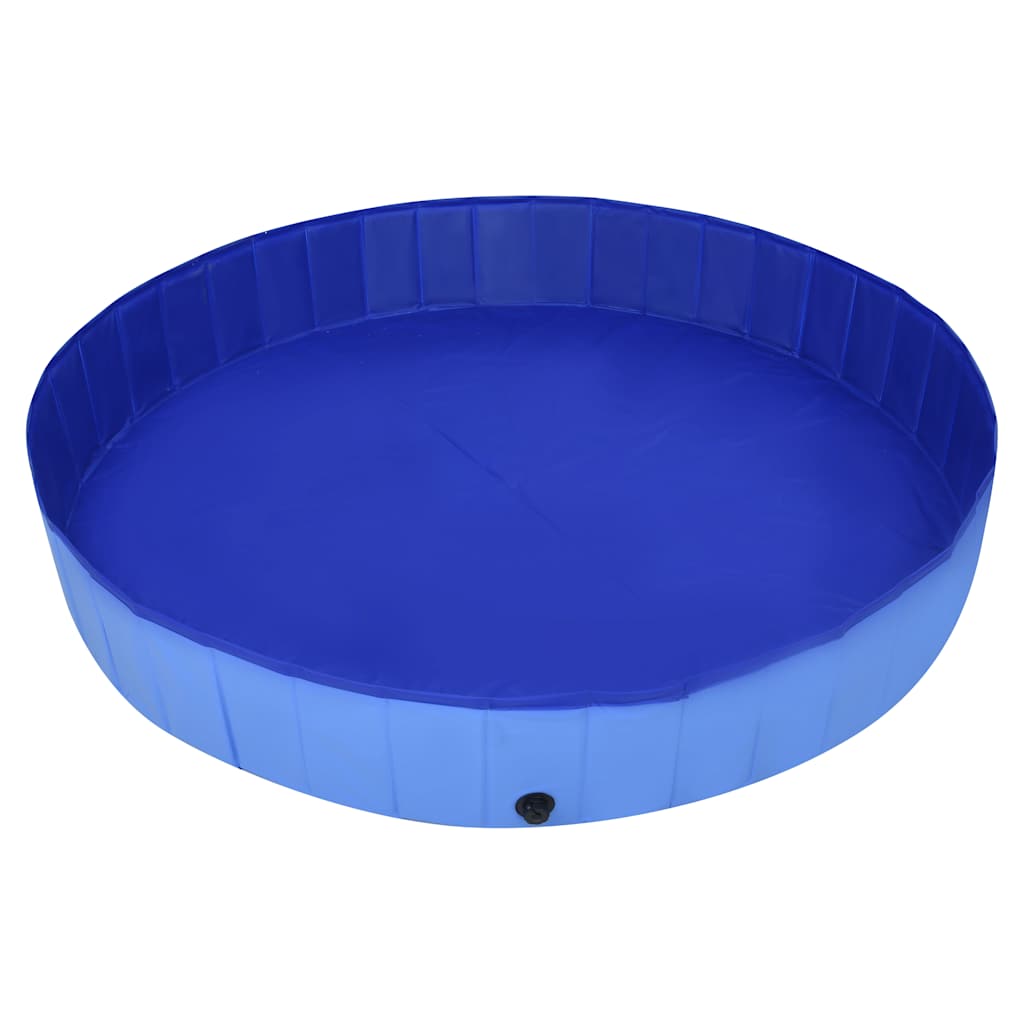Sklopivi bazen za pse plavi 300 x 40 cm PVC