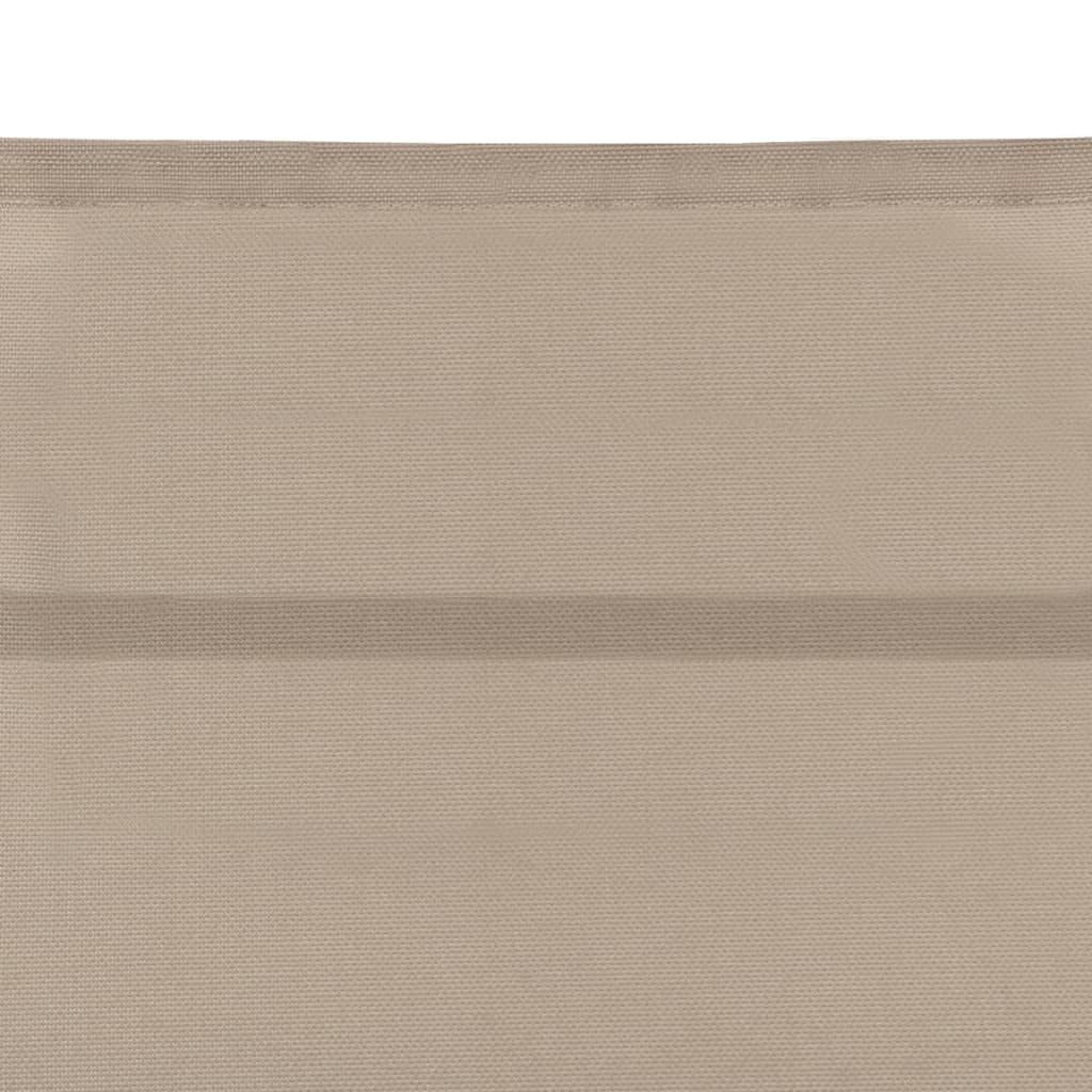 Ležaljka za sunčanje od tekstilena i aluminija krem