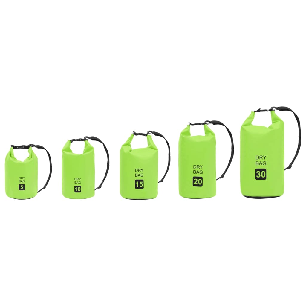 Suha torba zelena 30 L PVC