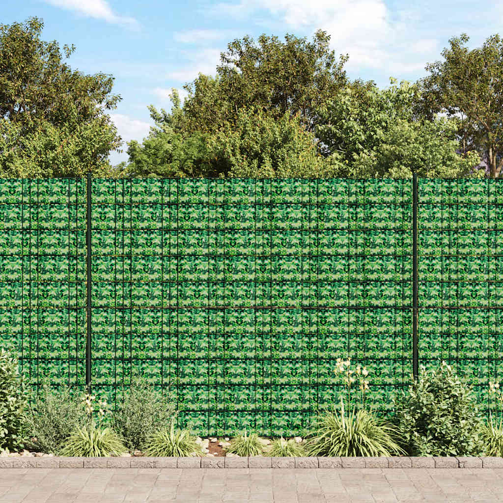 Vrtni zasloni za privatnost 4 kom PVC 35 x 0,19 m zeleni