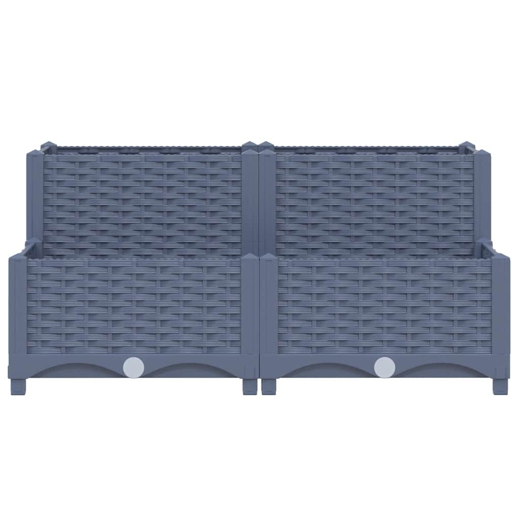 Povišena gredica 80x80x38 cm od polipropilena