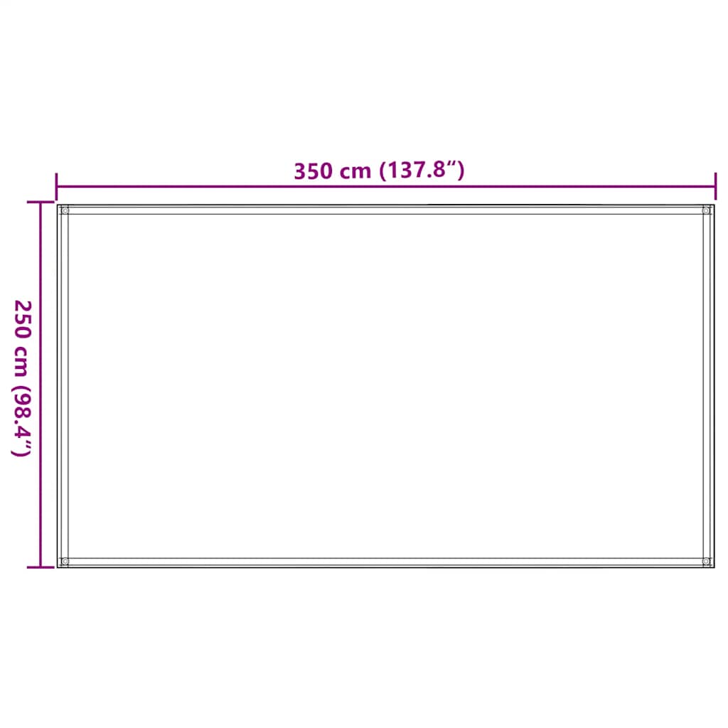 Tepih za šator 250 x 350 cm smeđe-sivi