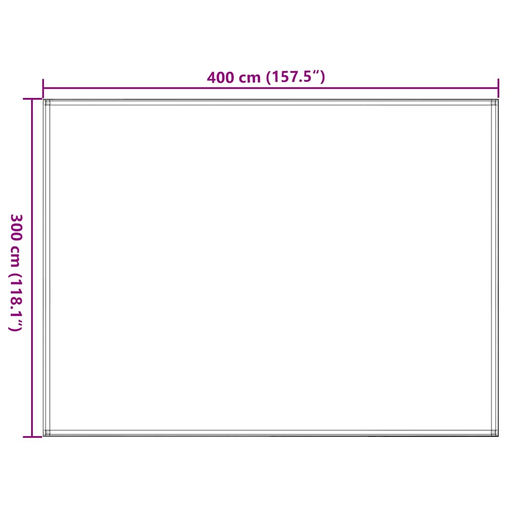 Tepih za šator 300 x 400 cm bež