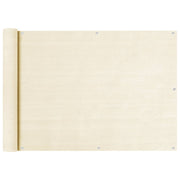 Balkonski zastor krem 75 x 300 cm HDPE