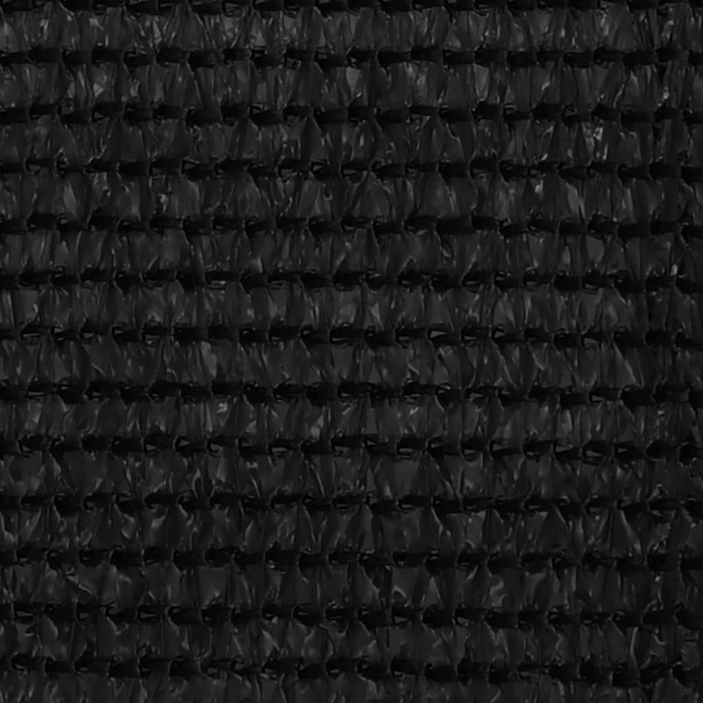 Balkonski zastor crni 90 x 300 cm HDPE