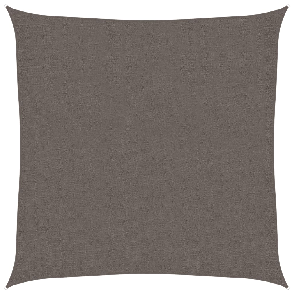 Jedro za zaštitu od sunca 160 g/m² antracit 2,5 x 2,5 m HDPE