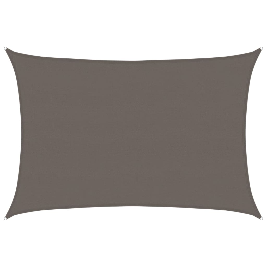 Jedro za zaštitu od sunca 160 g/m² antracit 5 x 6 m HDPE