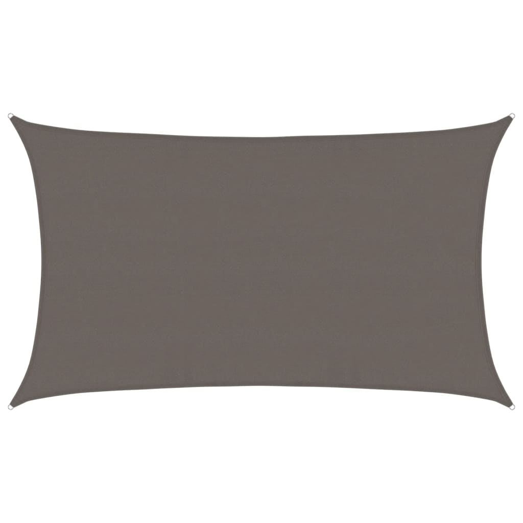Jedro za zaštitu od sunca 160 g/m² antracit 5 x 8 m HDPE