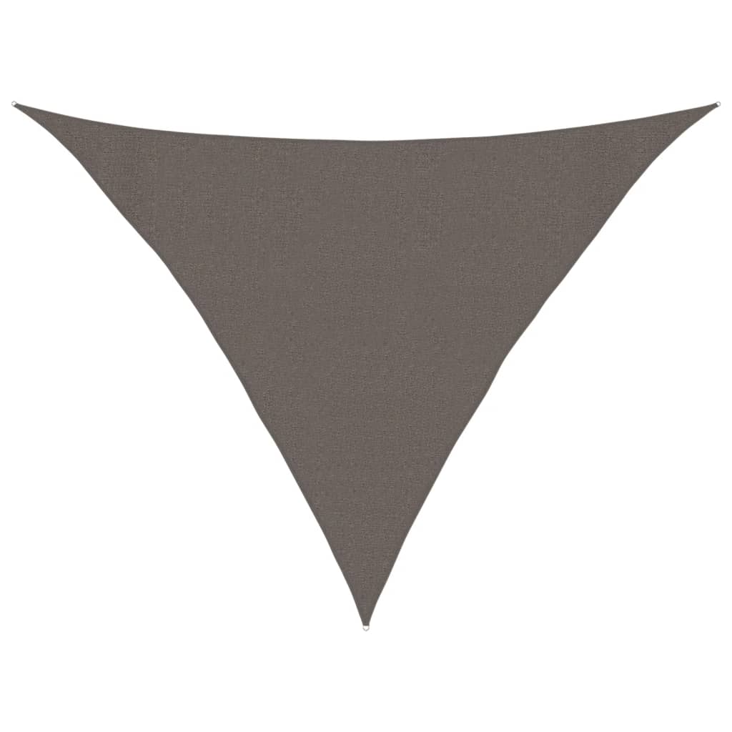 Jedro za zaštitu od sunca 160 g/m² antracit 3 x 3 x 4,2 m HDPE
