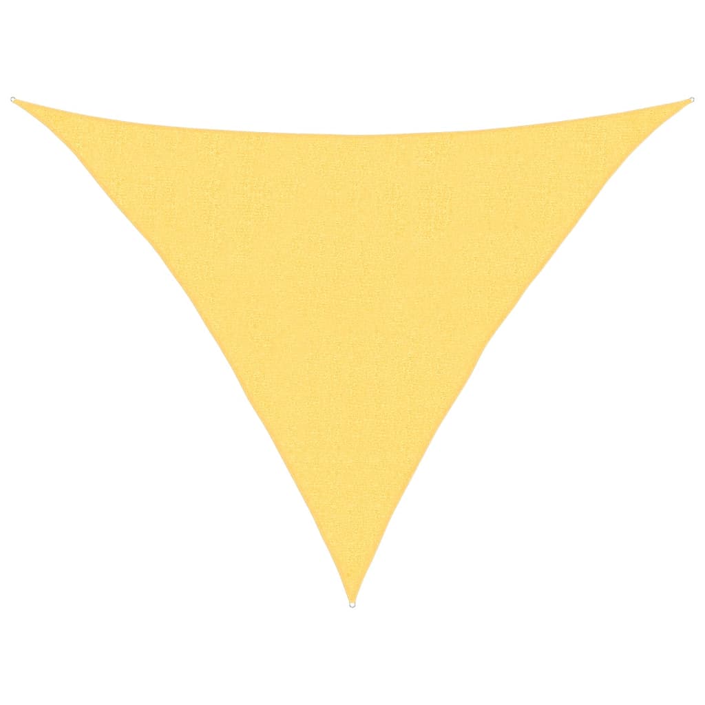 Jedro za zaštitu od sunca 160 g/m² bež 2,5 x 2,5 x 3,5 m HDPE