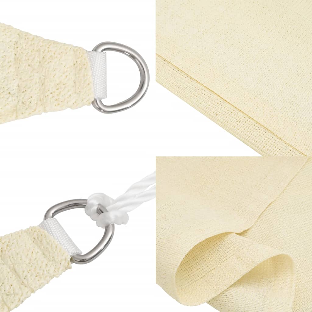 Jedro za zaštitu od sunca 160 g/m² krem 3,5 x 4,5 m HDPE
