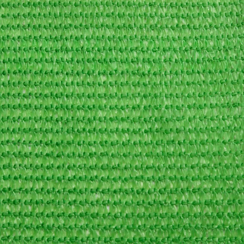 Jedro za zaštitu od sunca 160 g/m² svjetlozeleno 2,5 x 4 m HDPE