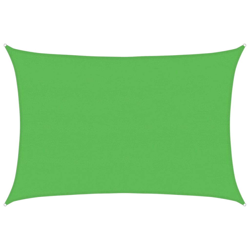 Jedro za zaštitu od sunca 160 g/m² svjetlozeleno 5 x 6 m HDPE