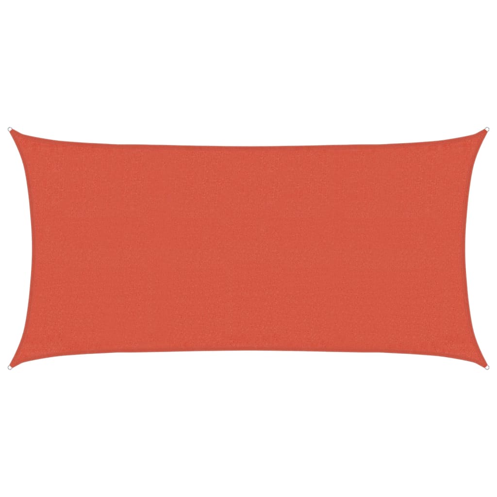 Jedro za zaštitu od sunca 160 g/m² terakota 3 x 6 m HDPE