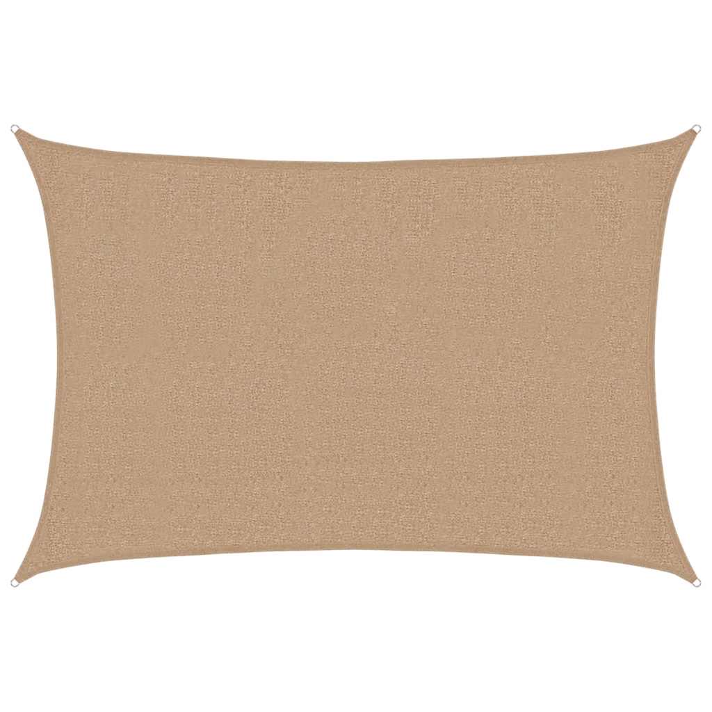 Jedro za zaštitu od sunca 160 g/m² smeđesivo 2,5 x 4 m HDPE