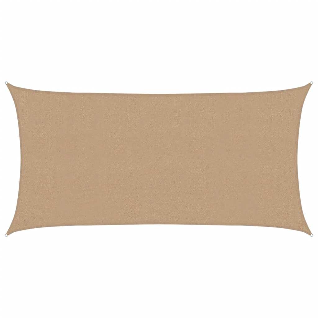Jedro za zaštitu od sunca 160 g/m² sivosmeđe 2,5 x 4,5 m HDPE