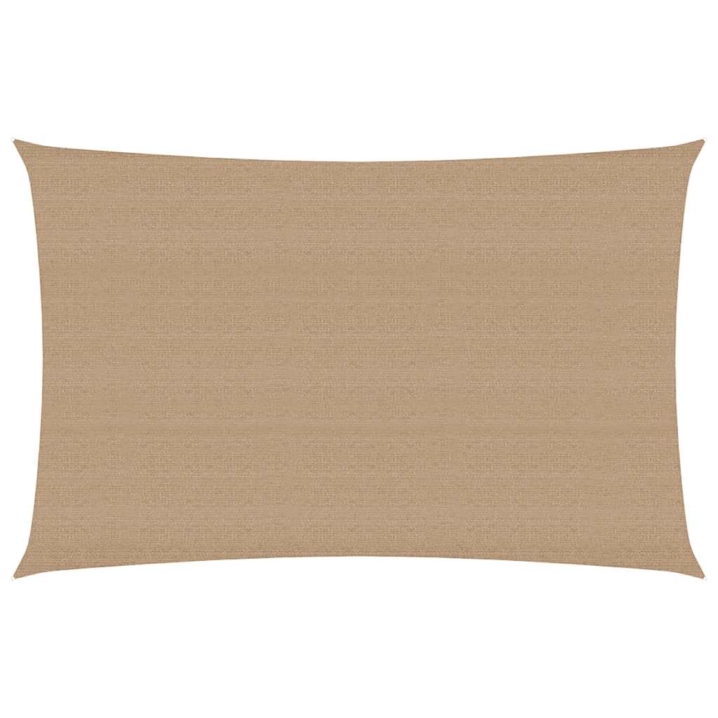 Jedro za zaštitu od sunca 160 g/m² smeđe-sivo 3 x 5 m HDPE