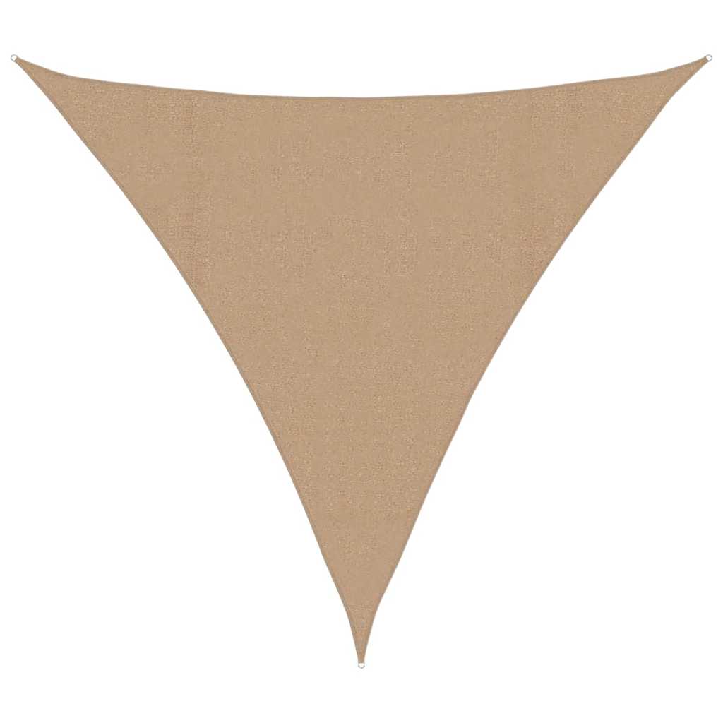 Jedro za zaštitu od sunca 160 g/m² sivosmeđe 4,5x4,5x4,5 m HDPE