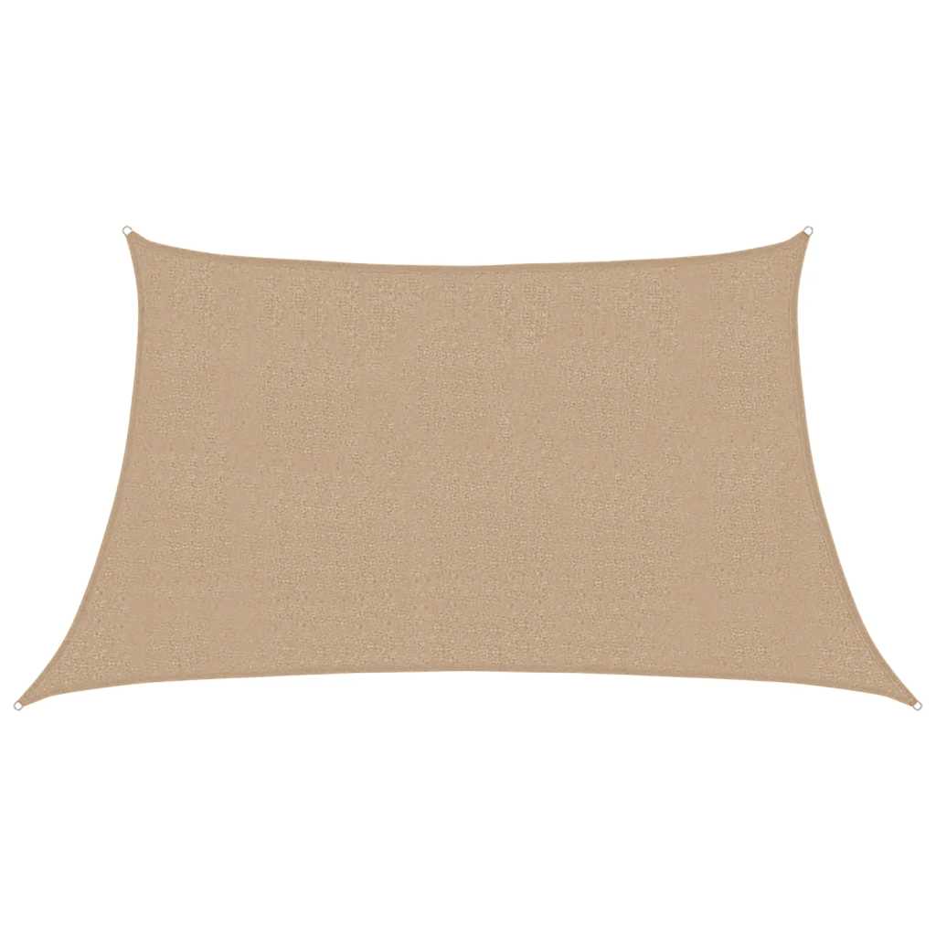 Jedro za zaštitu od sunca 160 g/m² smeđe-sivo 3/4 x 2 m HDPE