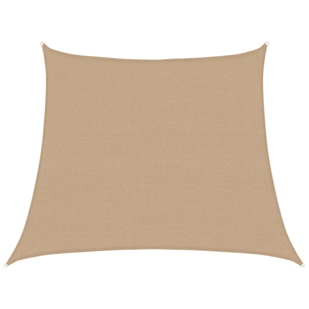Jedro za zaštitu od sunca 160 g/m² smeđe-sivo 3/4 x 3 m HDPE