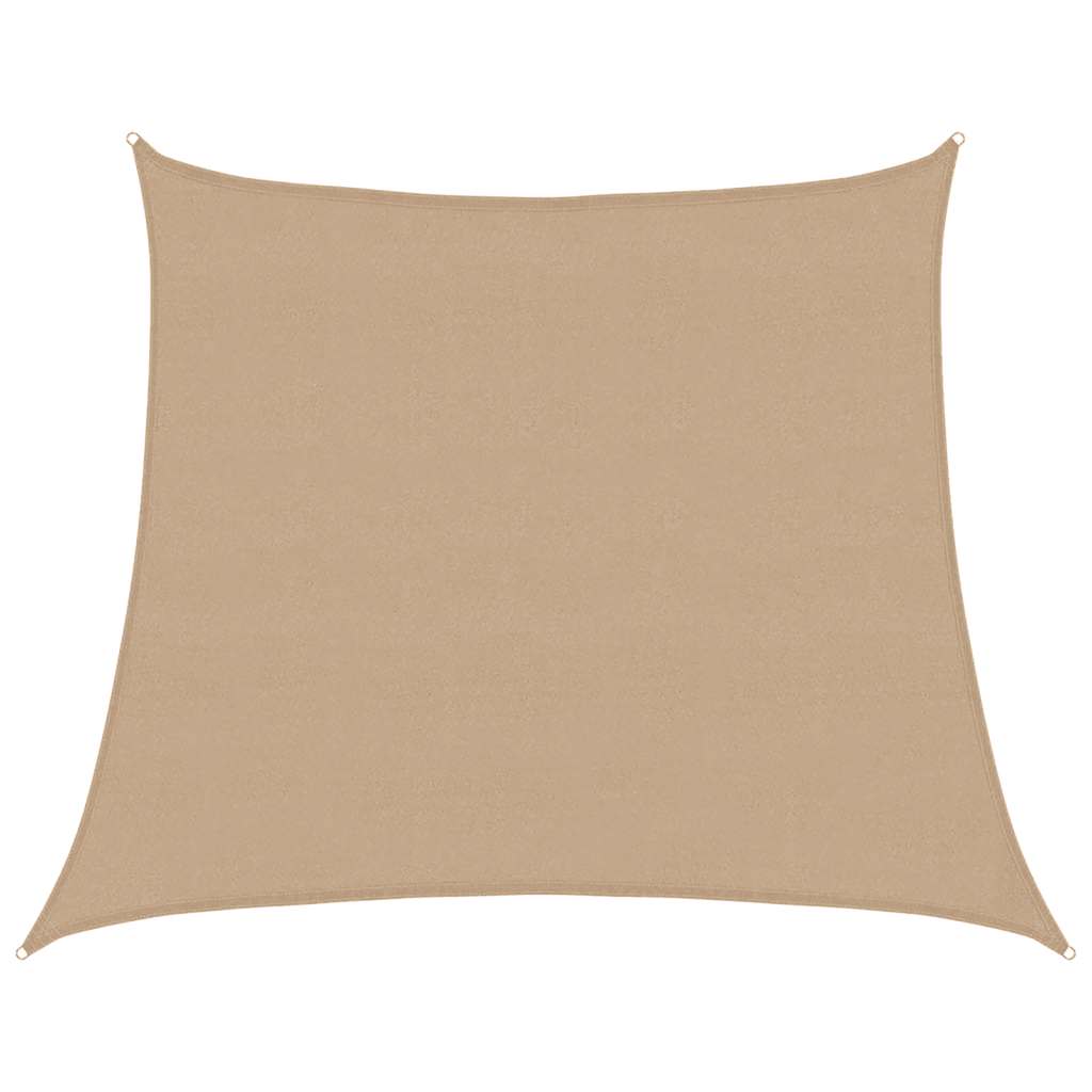 Jedro za zaštitu od sunca 160 g/m² smeđe-sivo 4/5 x 4 m HDPE