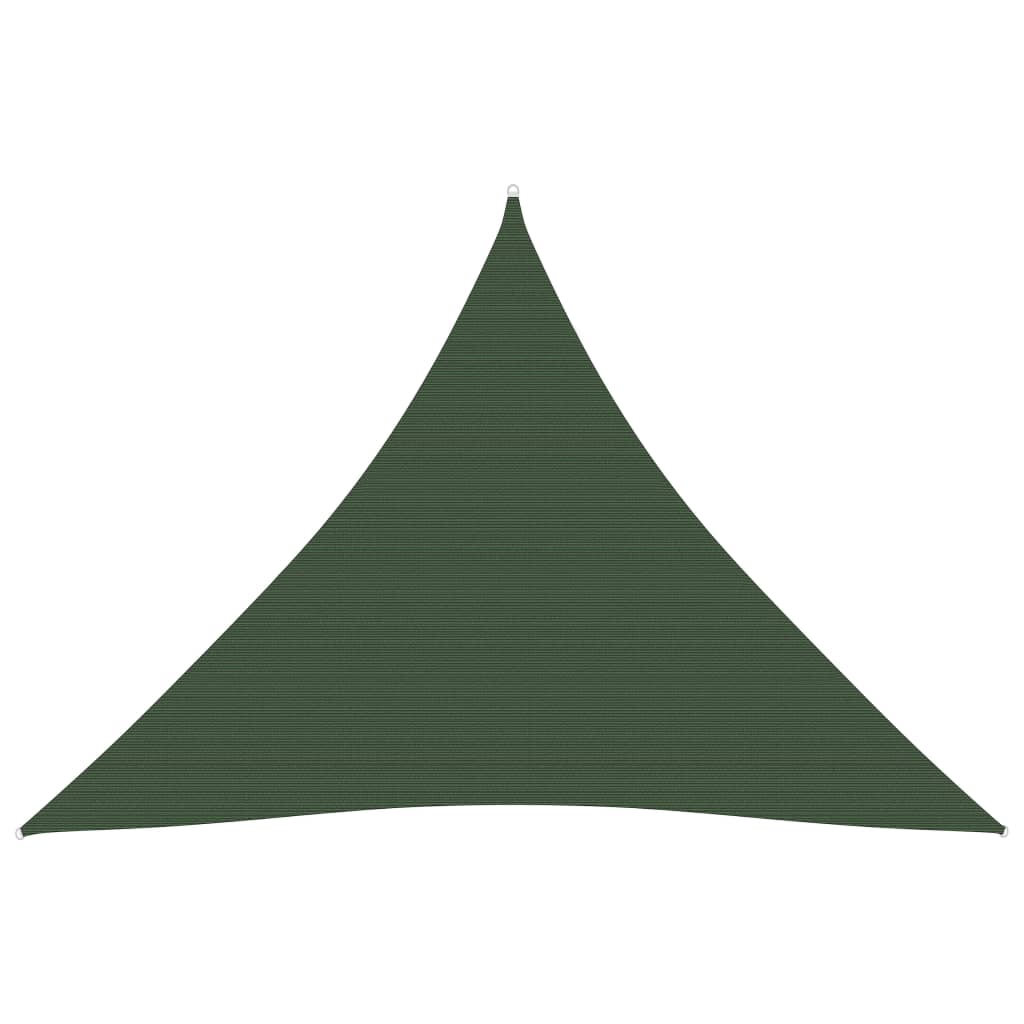 Jedro za zaštitu od sunca 160 g/m² tamnozeleno 5 x 5 x 5 m HDPE