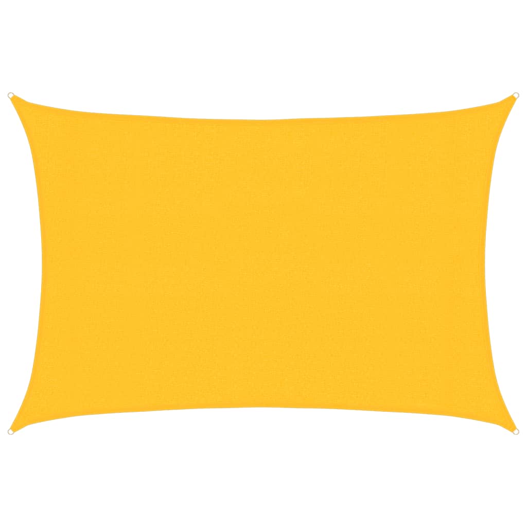 Jedro za zaštitu od sunca 160 g/m² žuto 3 x 4,5 m HDPE