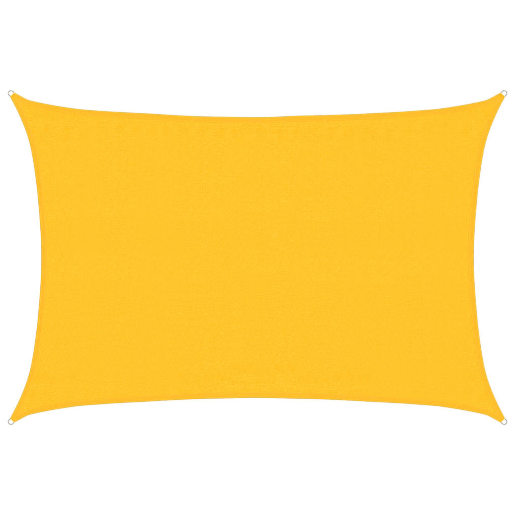 Jedro za zaštitu od sunca 160 g/m² terakota žuto 3,5 x 5 m HDPE