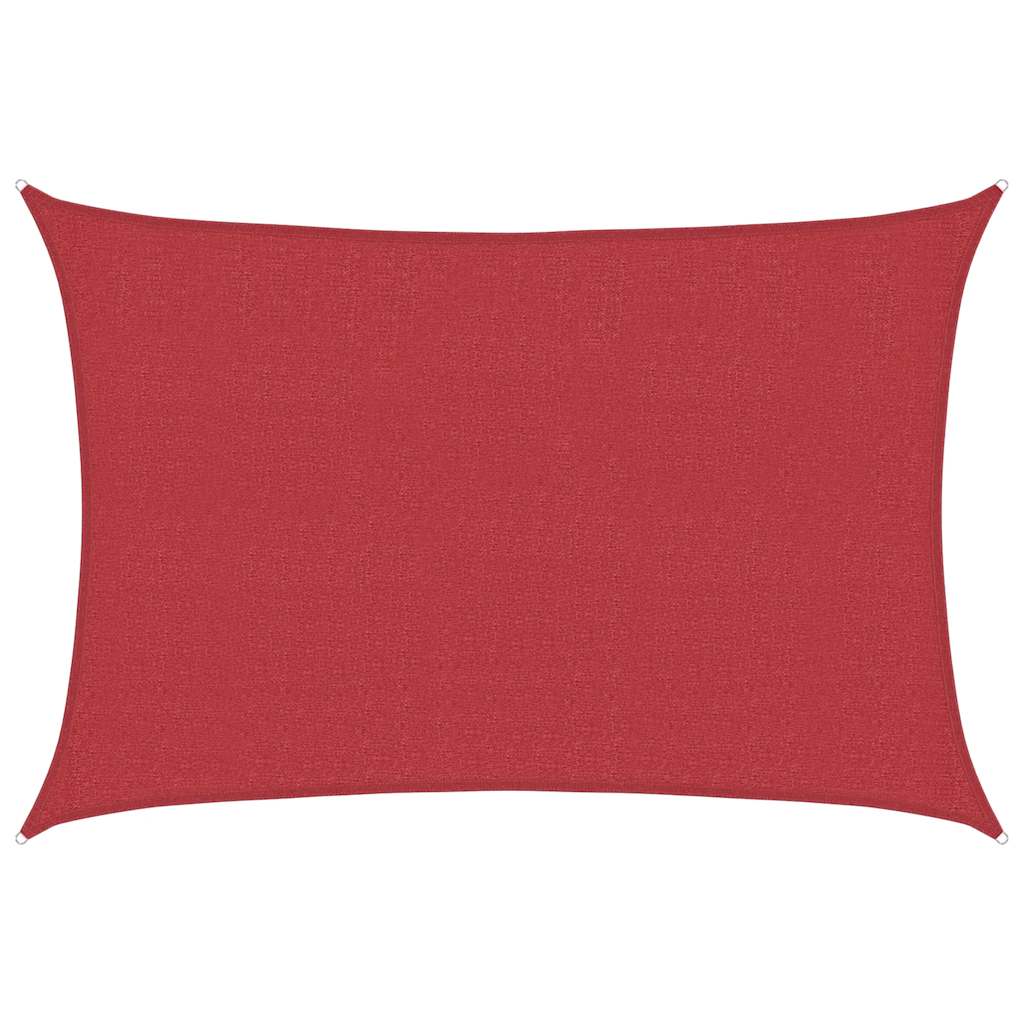 Jedro za zaštitu od sunca 160 g/m² crveno 4 x 5 m HDPE
