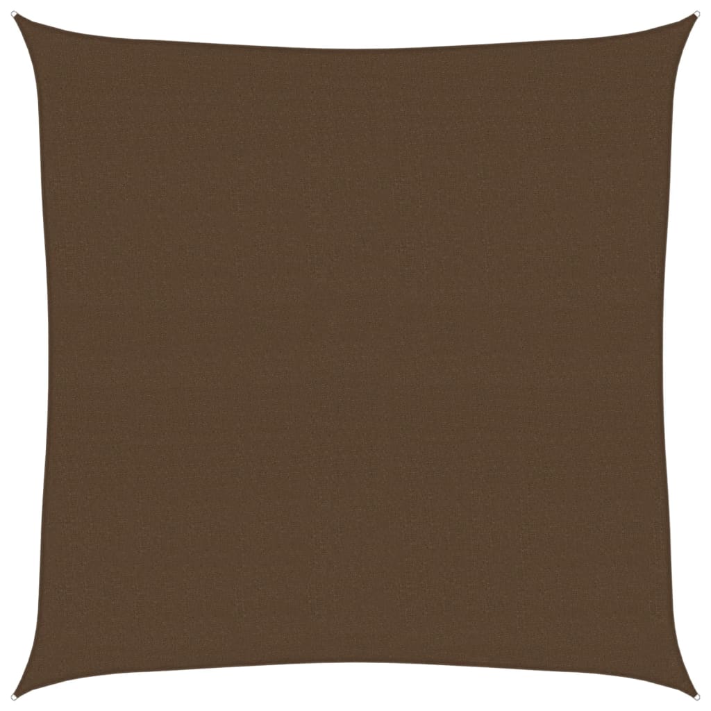 Jedro za zaštitu od sunca 160 g/m² smeđe 4 x 4 m HDPE
