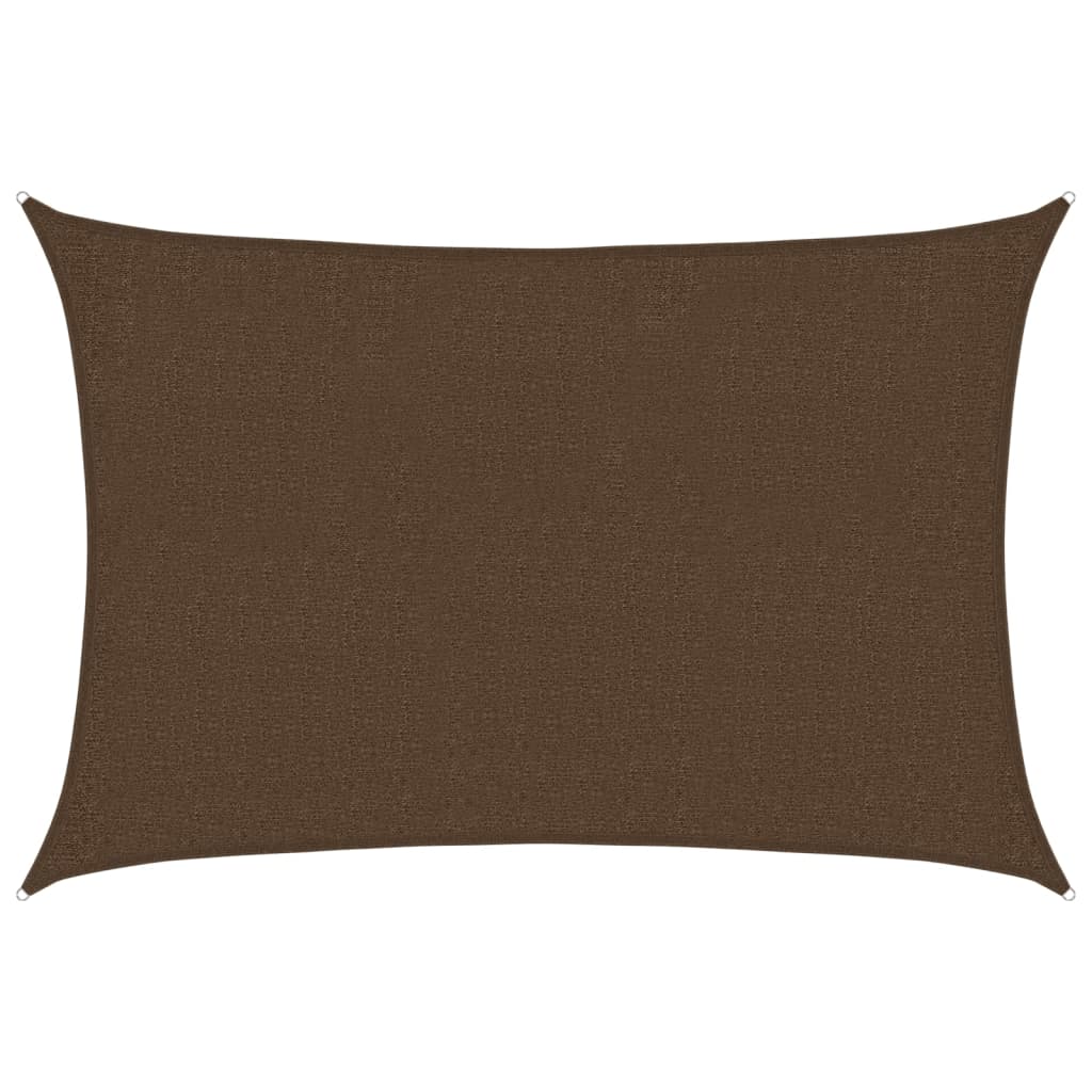 Jedro za zaštitu od sunca 160 g/m² smeđe 2 x 2,5 m HDPE