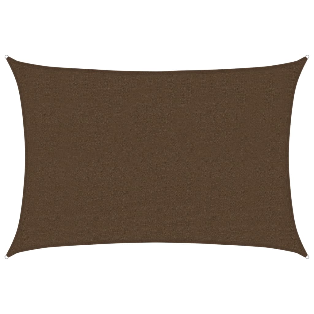 Jedro za zaštitu od sunca 160 g/m² smeđe 2,5 x 3,5 m HDPE