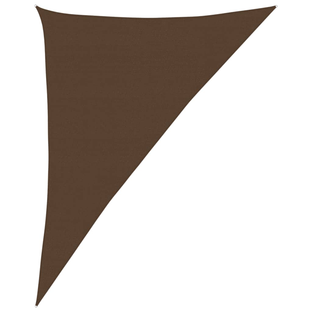Jedro za zaštitu od sunca 160 g/m² smeđe 4 x 5 x 6,8 m HDPE