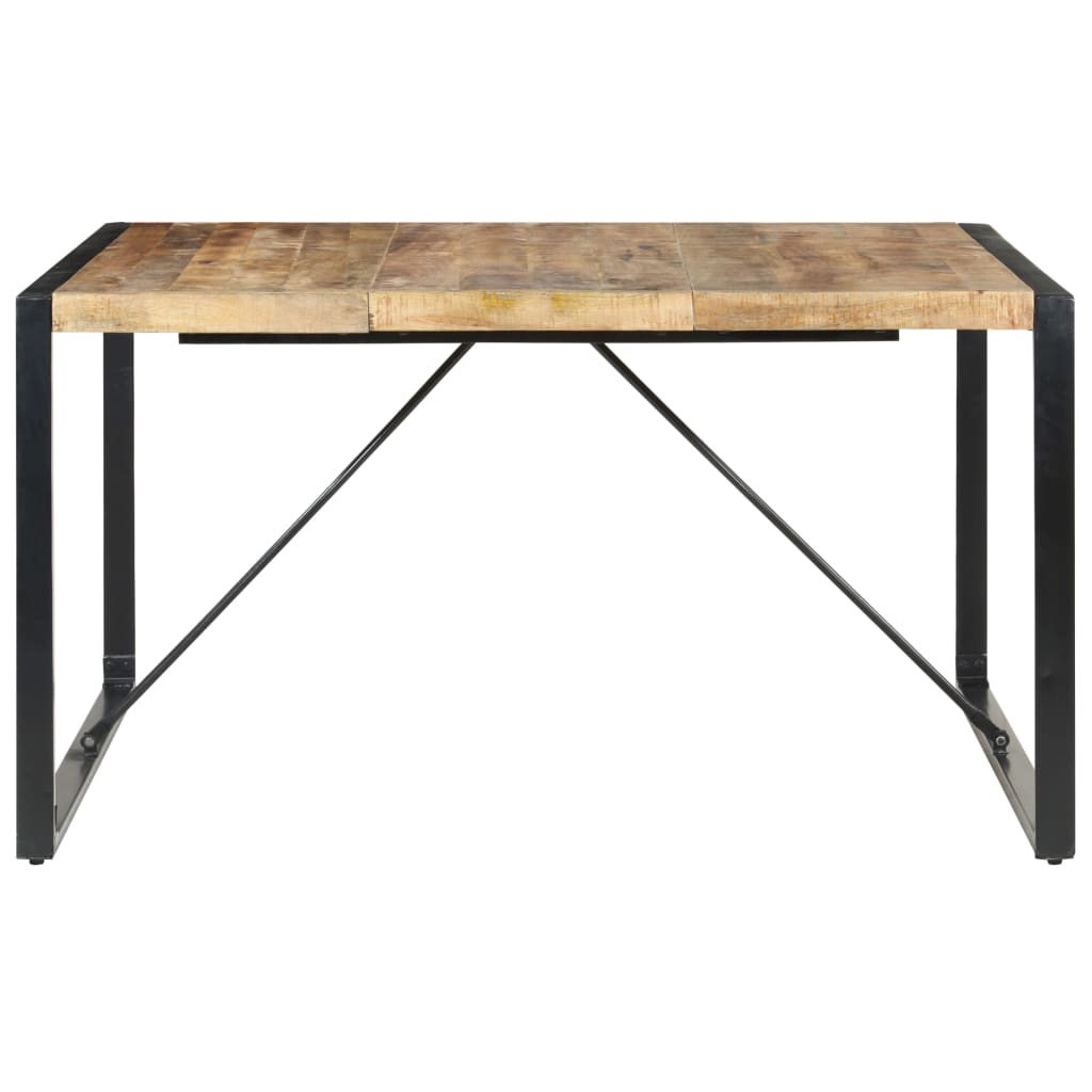 Blagovaonski stol 140 x 140 x 75 cm od grubog drva manga