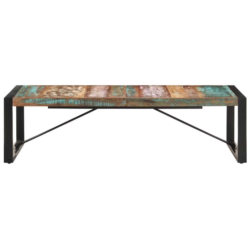 Stolić za kavu 140 x 70 x 40 cm od masivnog obnovljenog drva