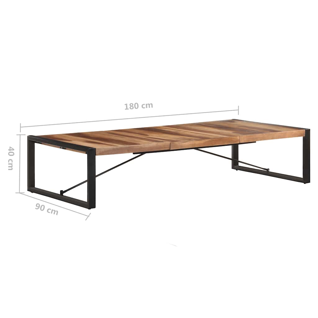 Stolić za kavu 180 x 90 x 40 od masivnog drva