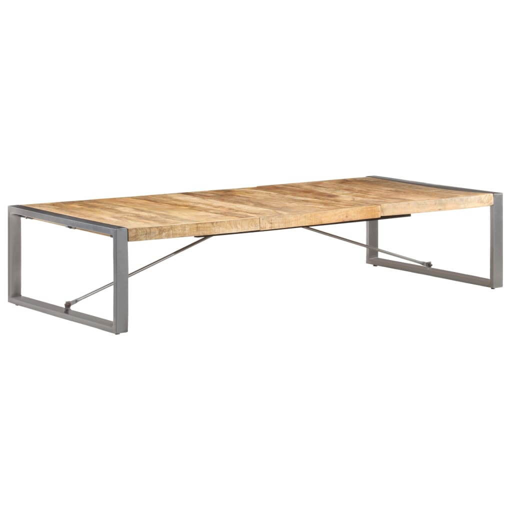 Stolić za kavu 180 x 90 x 40 cm od grubog drva manga