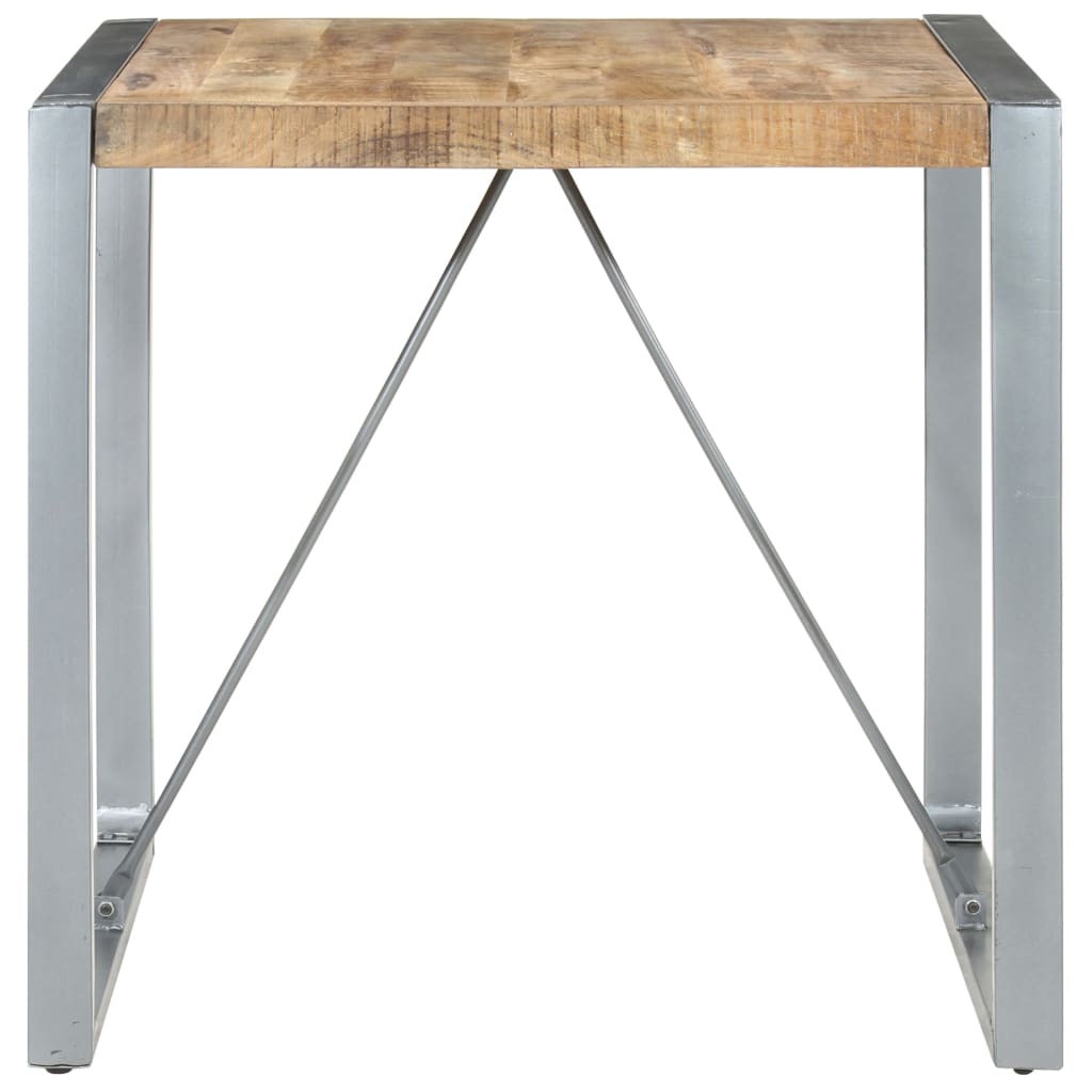 Blagovaonski stol 80 x 80 x 75 cm od grubog drva manga