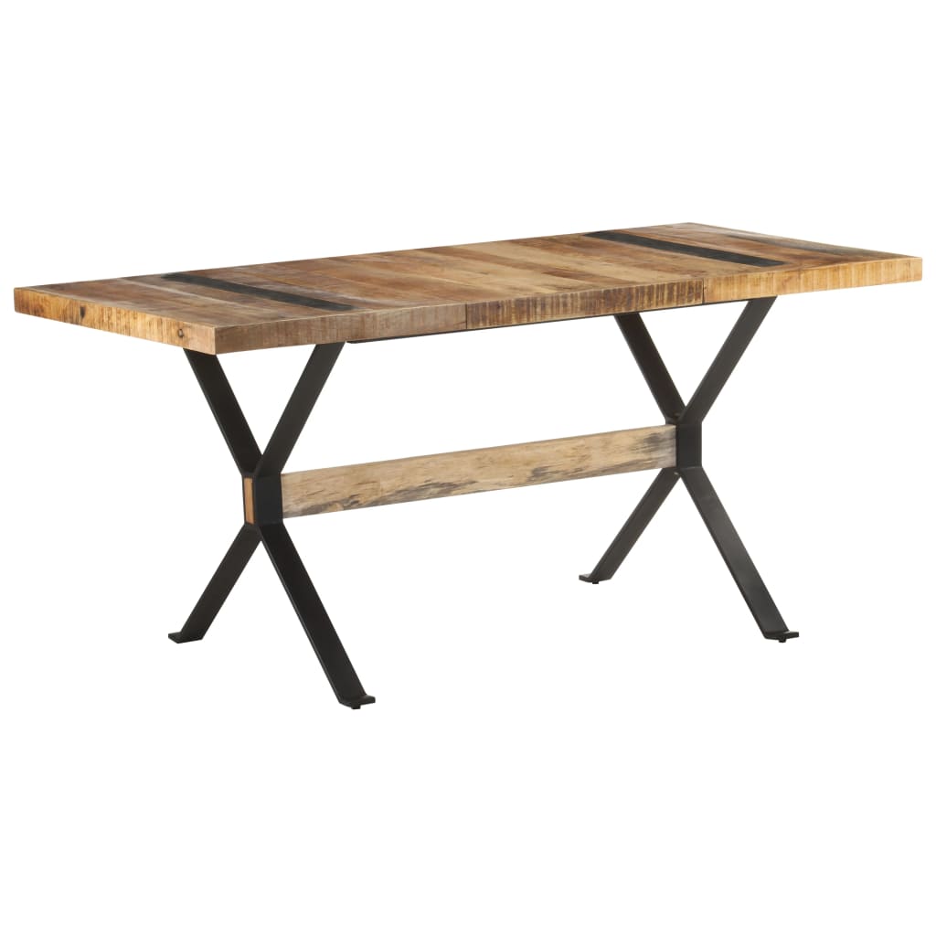 Blagovaonski stol 160 x 80 x 76 cm od grubog drva manga