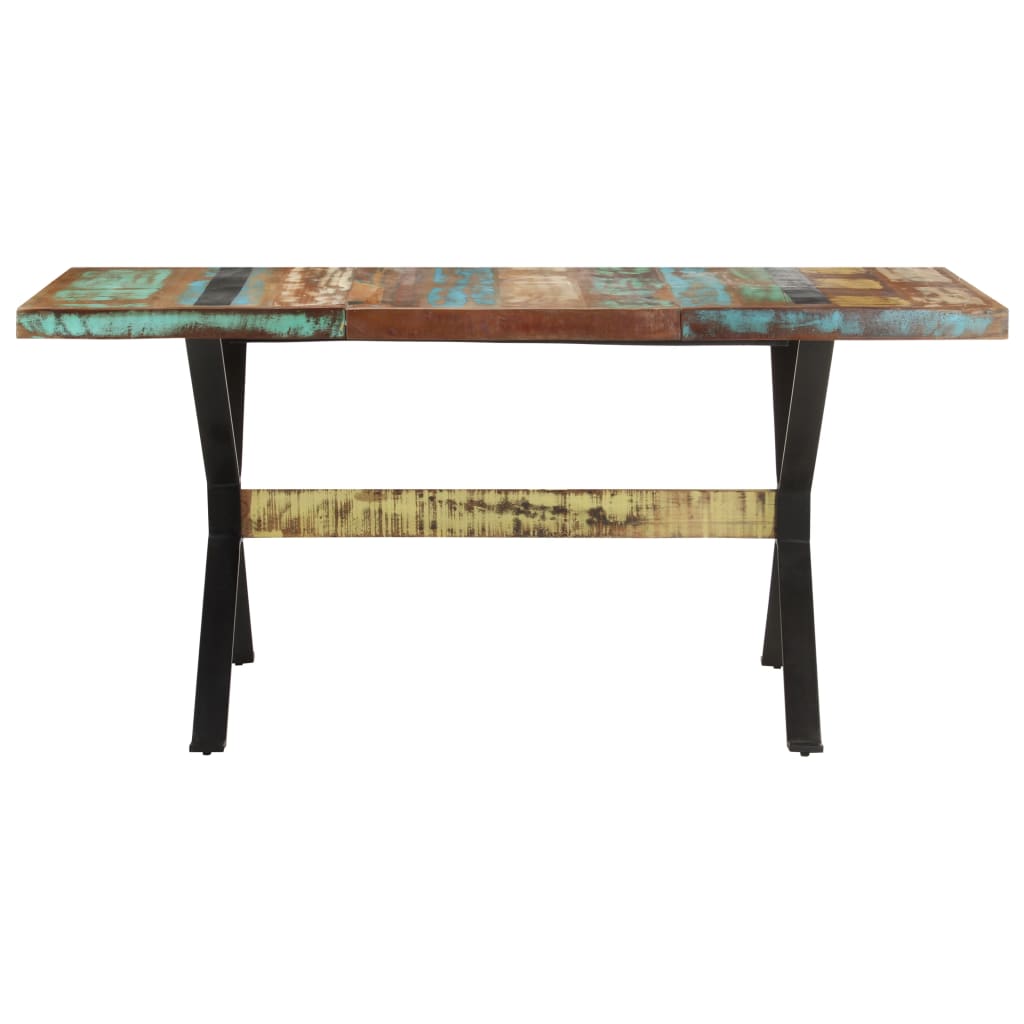 Blagovaonski stol 160 x 80 x 76 cm od masivnog obnovljenog drva