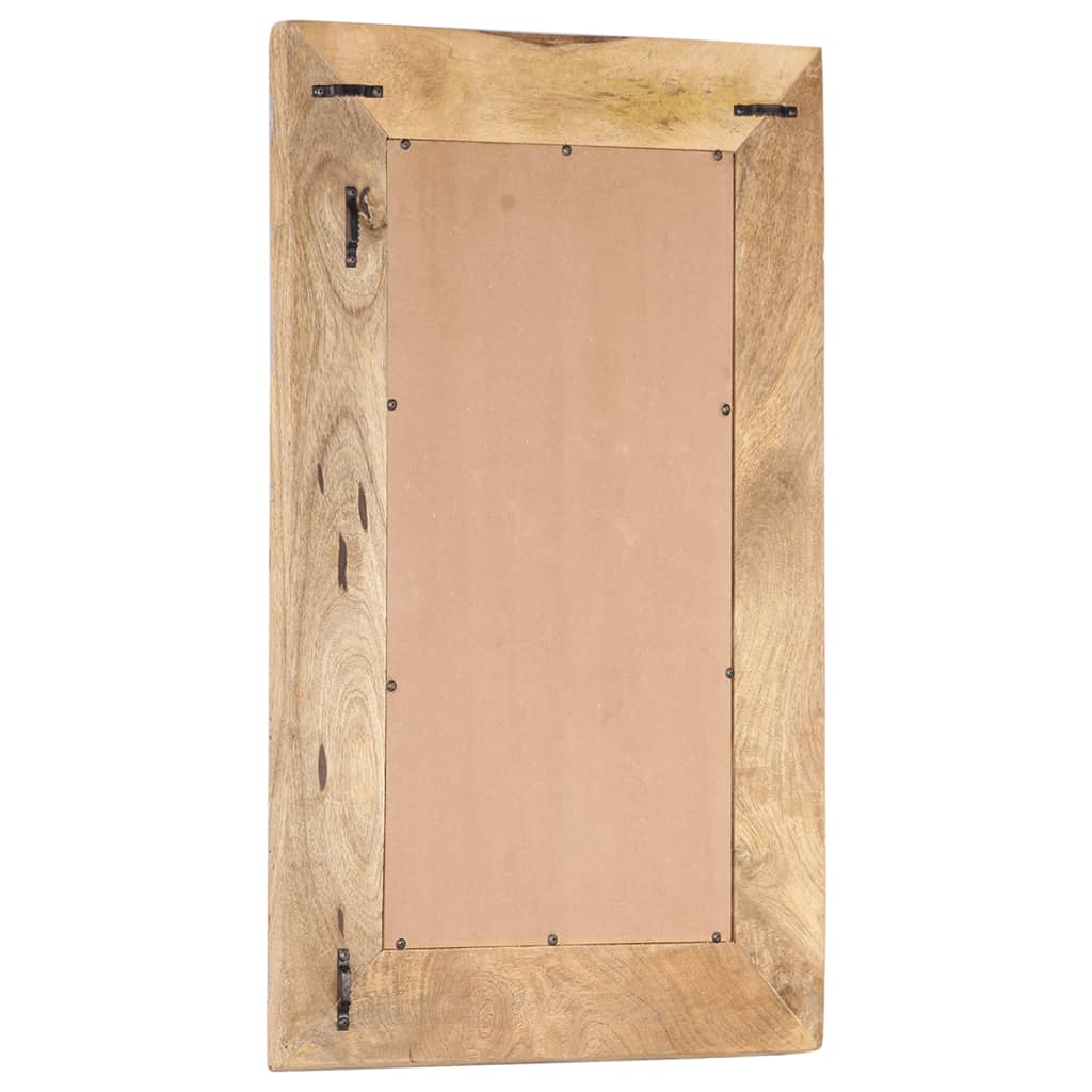 Ručno izrezbareno ogledalo 80 x 50 x 2,5 cm masivno drvo manga