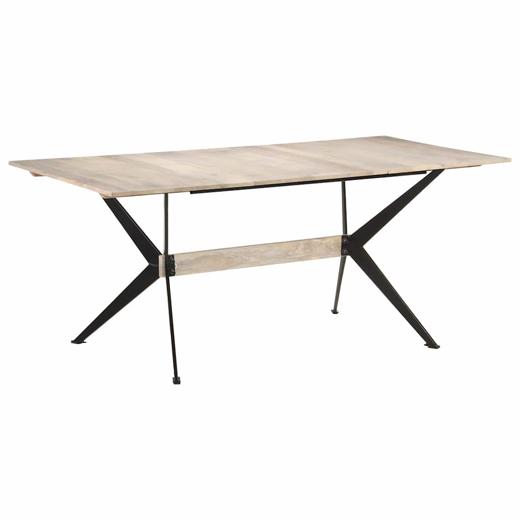 Blagovaonski stol 180 x 90 x 76 cm od masivnog drva manga