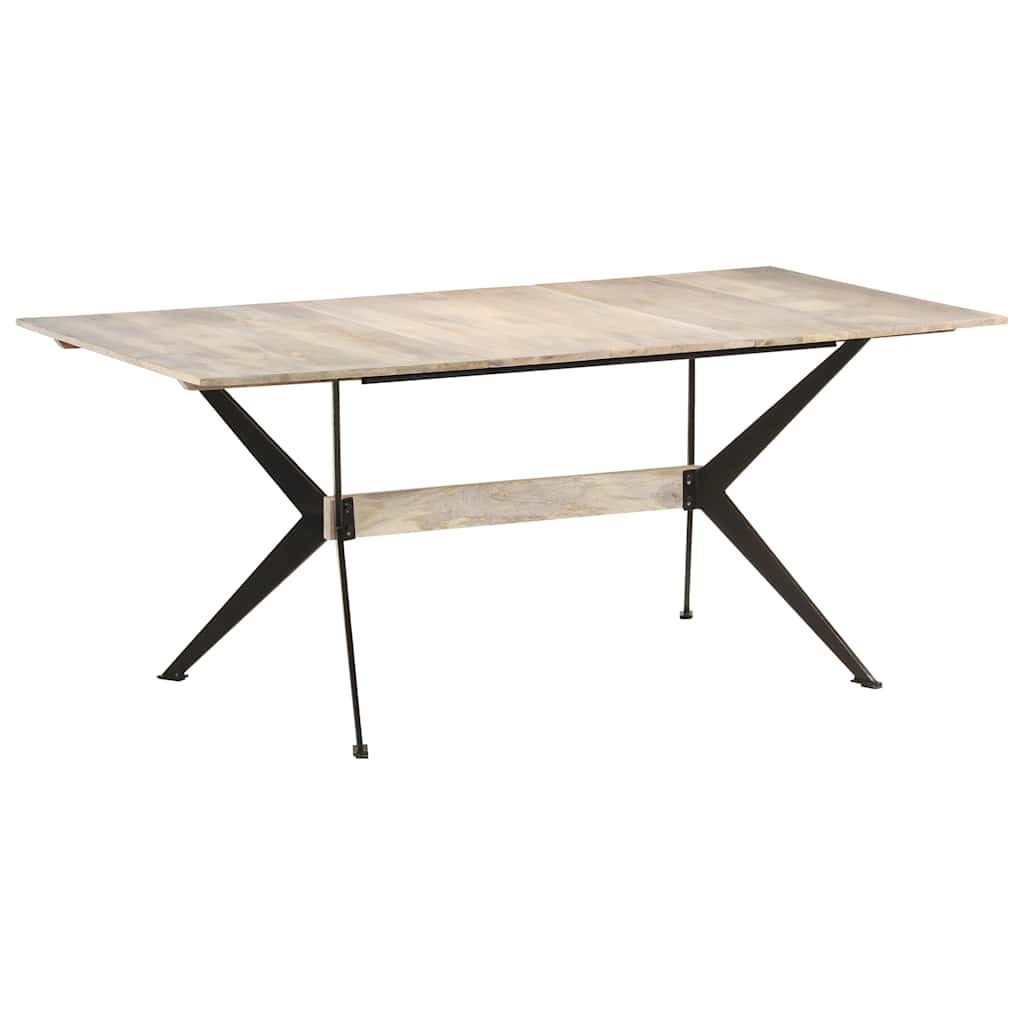 Blagovaonski stol 180 x 90 x 76 cm od masivnog drva manga