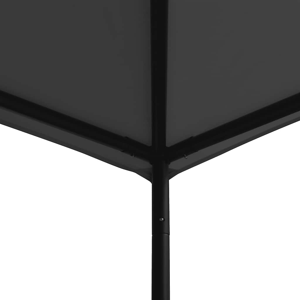 Sjenica od tkanine i čelika 3 x 3 m antracit 180 g/m²