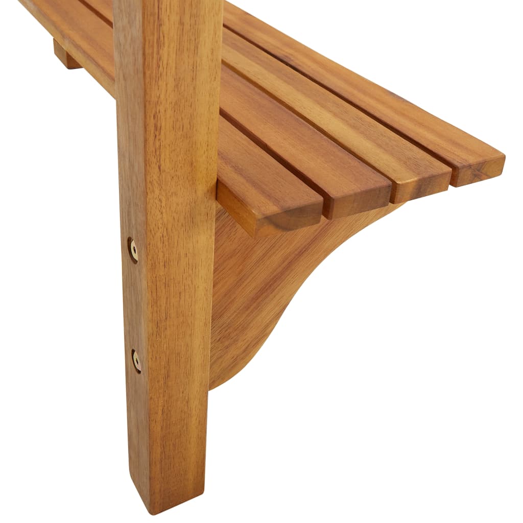 Balkonski barski stol 90x37x122,5 cm masivno bagremovo drvo