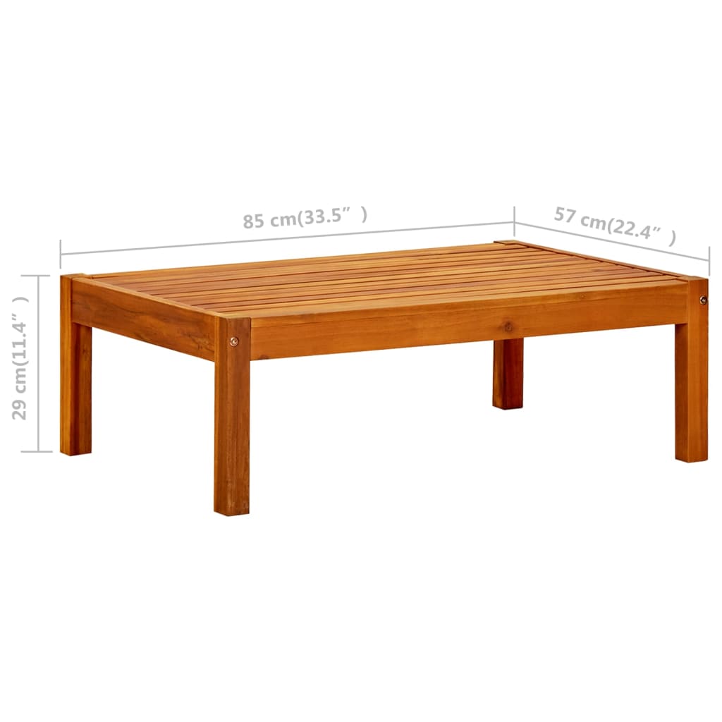Vrtni stol 85 x 57 x 29 cm od masivnog bagremovog drva
