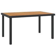 Vrtni stol smeđi 140 x 90 x 74 cm aluminij i WPC