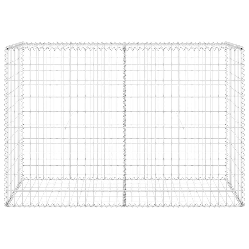 Gabionski zid s poklopcima od pocinčanog čelika 150x60x100 cm